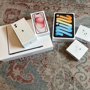 Empty Apple Boxes (6 total)